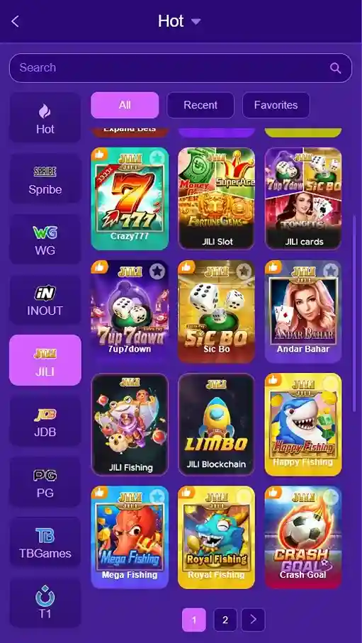 Games Included like Teen Patti